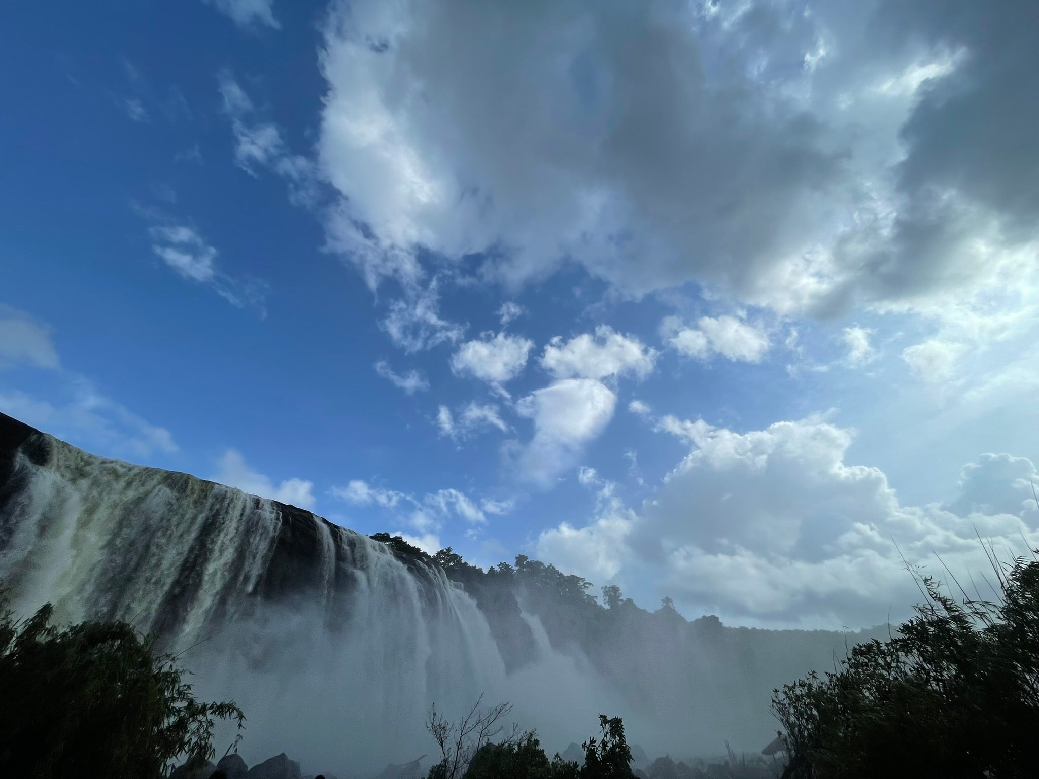 Waterfall in Kerala greenery