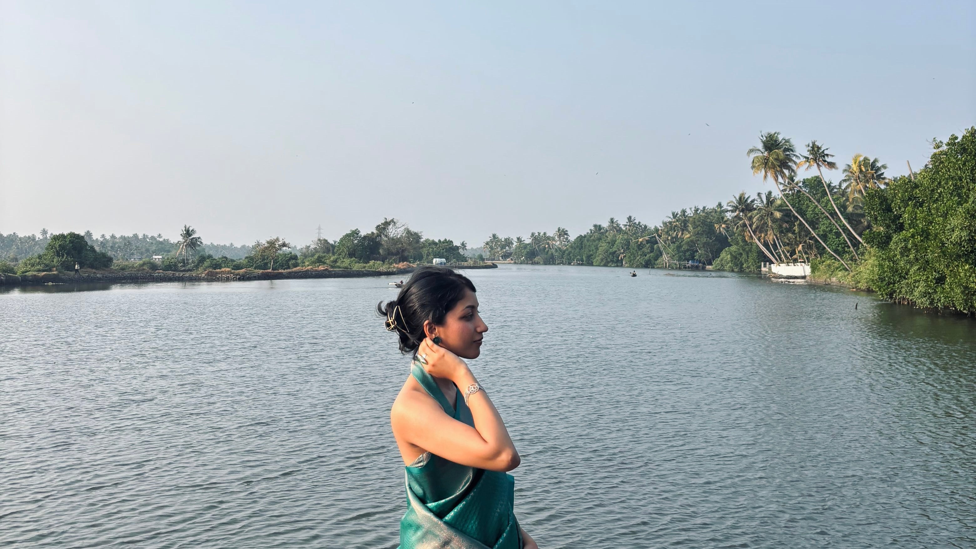 Maison Kera editorial image beside the Kerala backwaters
